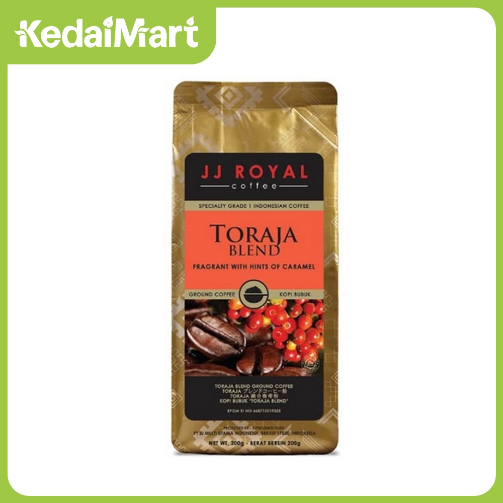 JJ Royal Toraja Blend Ground Coffee 200 Gram