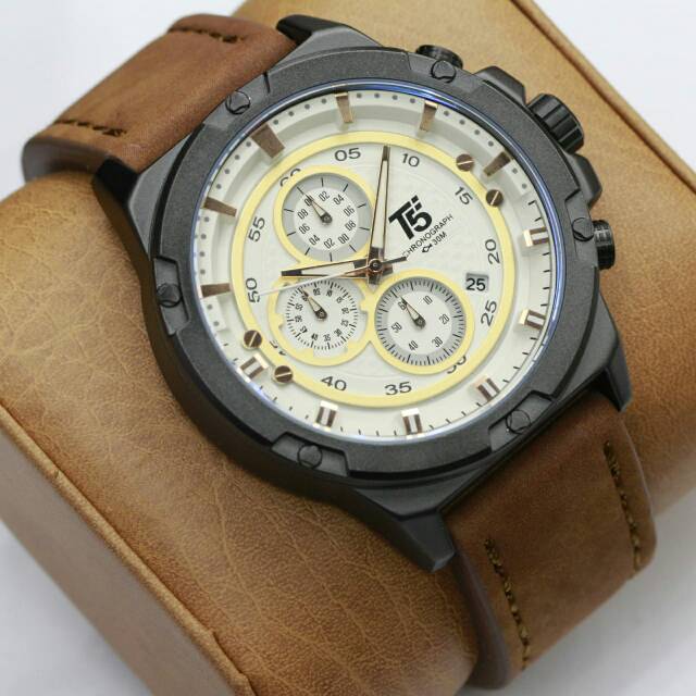 Jam Tangan Pria T5 H3478 Chrono Sport Original tahan Air