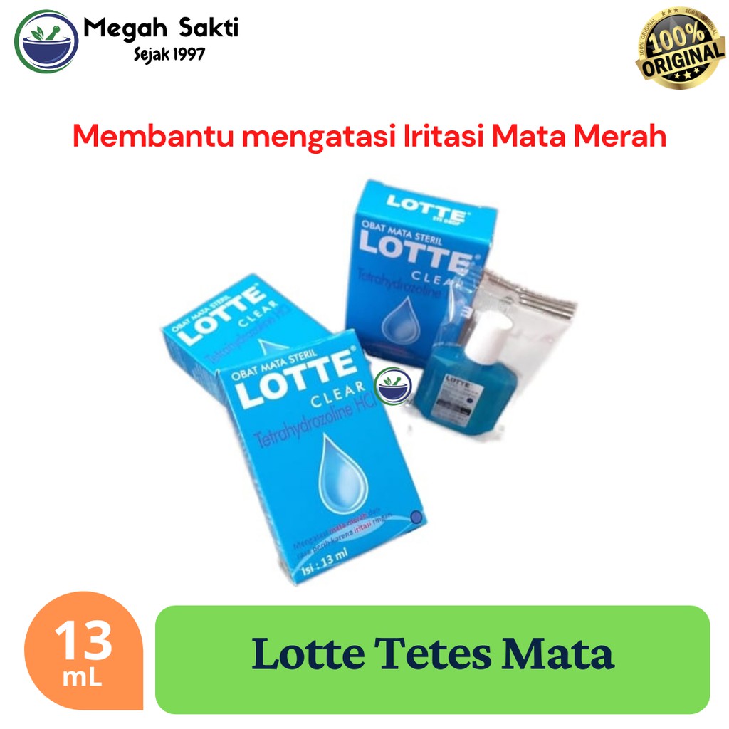 MGS - Obat Tetes Mata Steril LOTTE CLEAR 13 mL