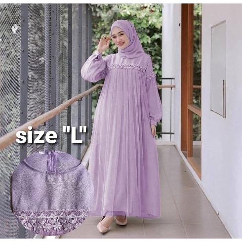 NURAINI MAXI DRESS IMPORT | Gamis SYARI GAMIS PESTA LEBARAN IDUL FITRI Muslim Murah Perempuan BROKAT