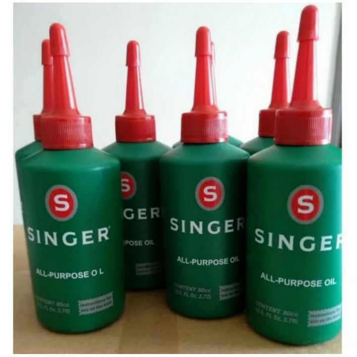 1 dus(24 botol) Minyak mesin Singer 80 ML Pelumas Mesin Jahit Original