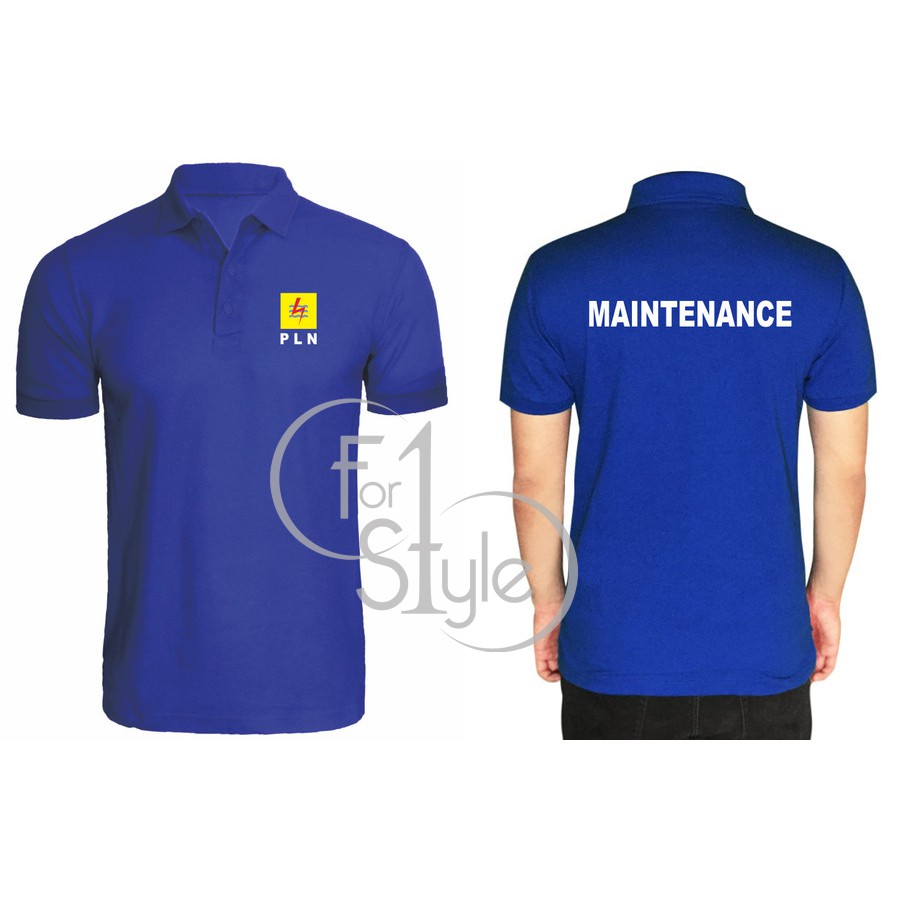 POLO SHIRT PLN MAINTENANCE CREW - KAOS POLO MAINTENANCE PLN - KAOS POLOSHIRT CREW PLN MAINTENANCE