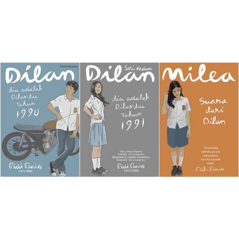 [PRELOVED] JUAL BEKAS NOVEL ORI DILAN 1990, DILAN 1991, MILEA by PIDI BAIQ