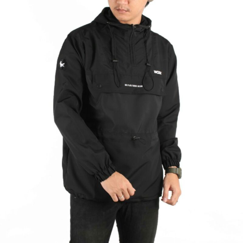 WOLV Jaket Cougle Snowdope Jaket Pria Jaket Parasut Jaket Outdoor