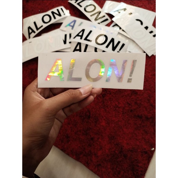 STICKER CUTTING ALON