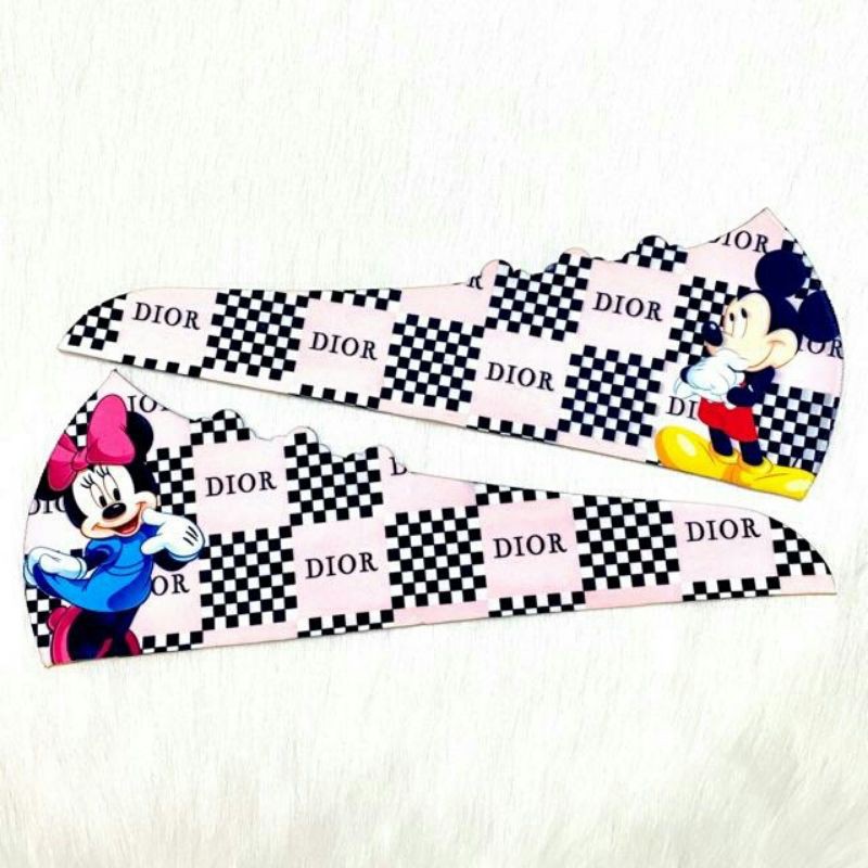 masker scuba hijab motif dior