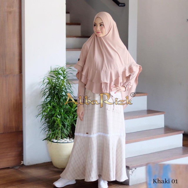 NARASI DRESS BY ALBARIZK/gamis dewasa/pakaian wanita/baju muslim/casual/syari/hijab/modis/sporty
