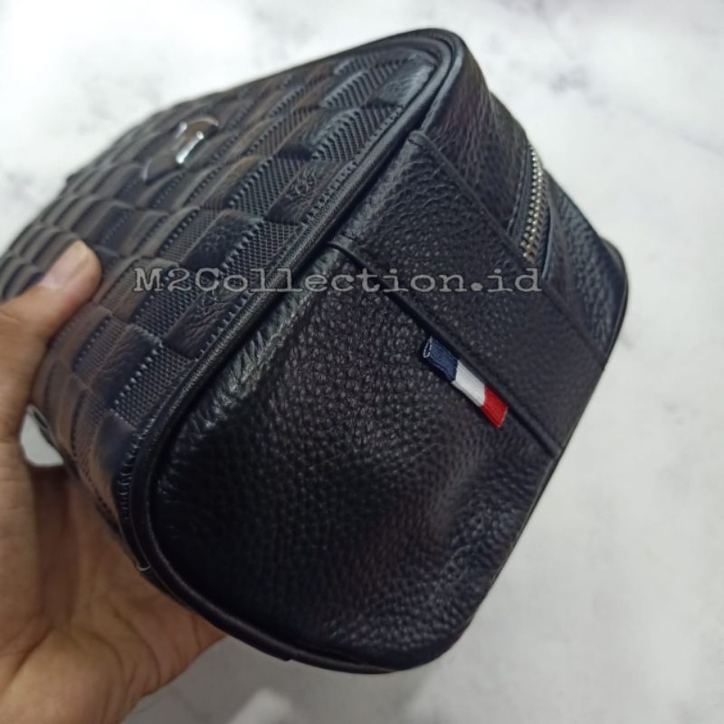 Pouch Bag LV/Handbag LV Monogram/Damier Embos Clutch/Tas Tangan Kulit Asli Import