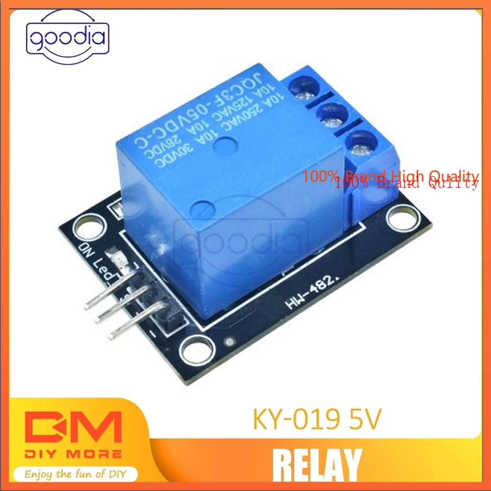 ✫〖ready to ship/COD〗✫ ky-019 5V 1 Channel Relay Module Board Shield untuk PIC AVR DSP ARM