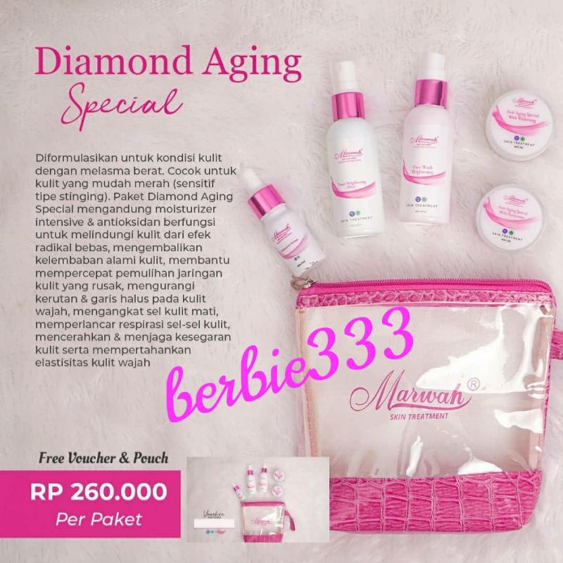 Anti Aging Spesial Marwah Skincare HALAL &amp; BPOM