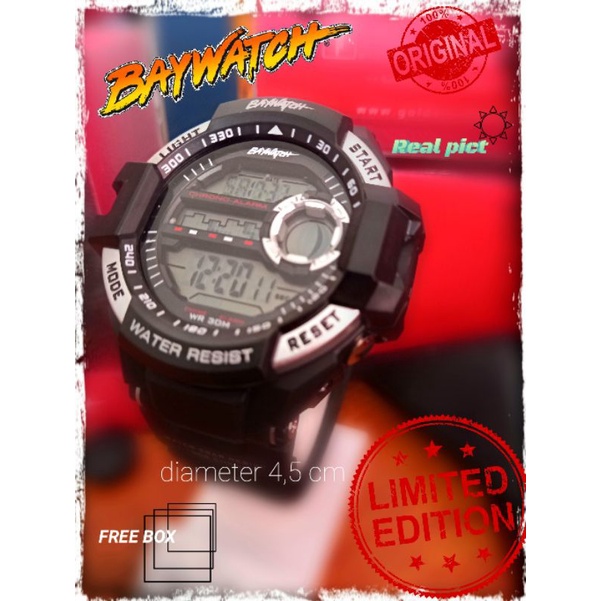 jam tangan digital pria wanita tahan air / jam tangan murah / smart watch baywatch