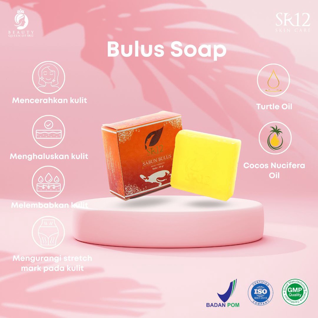 SR12 Sabun Bulus Pembesar Payudara Mengatasi Stretch Mark Menghilangkan Flek Hitam Gatal-Gatal Seluruh Tubuh Facial Wash Multivitamin Soap Bar Kaya Manfaat Untuk Kulit