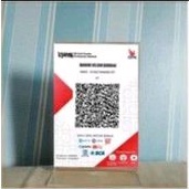 

Akrilik tent card barcode uk A5 portrait T