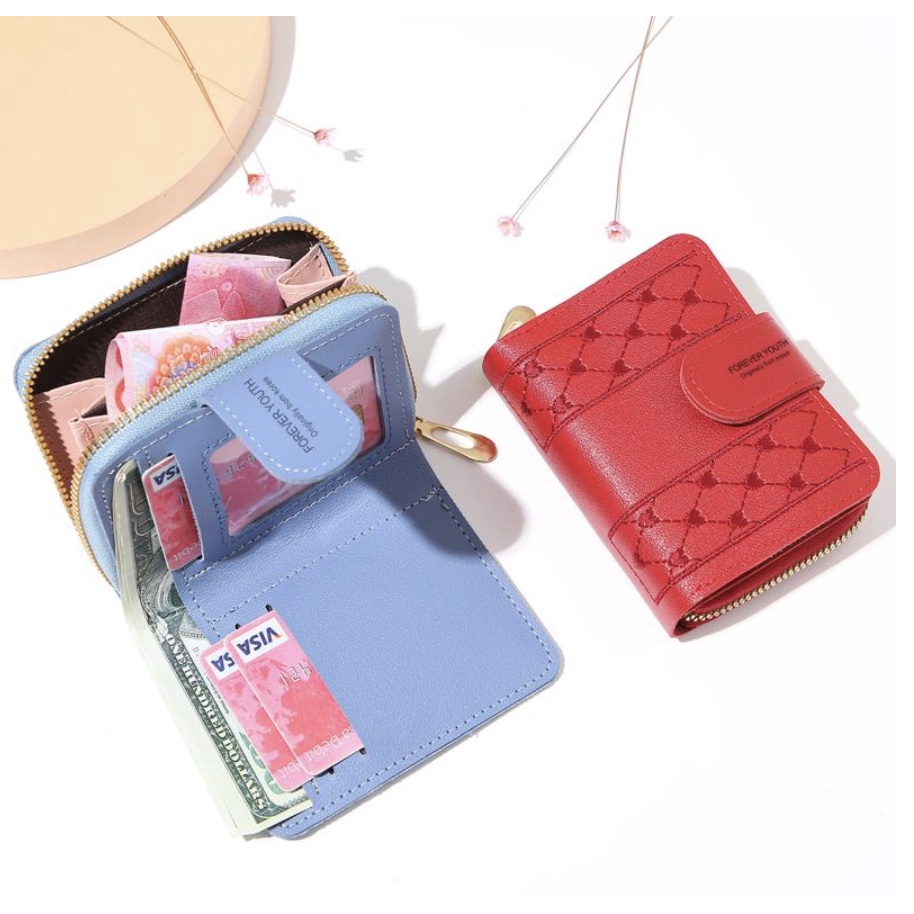 Dompet Lipat Wanita 816 Dompet Compact Wanita 100% PREMIUM Korean Style