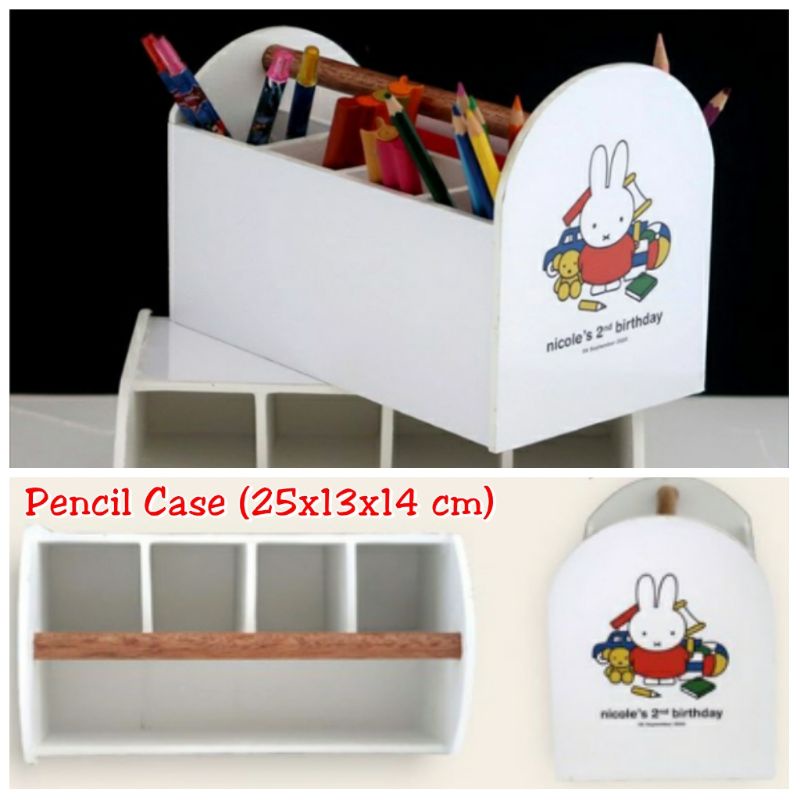 

PENCIL CASE CUSTOM Tempat Pensil Kayu KOTAK ALAT TULIS Pencil Box