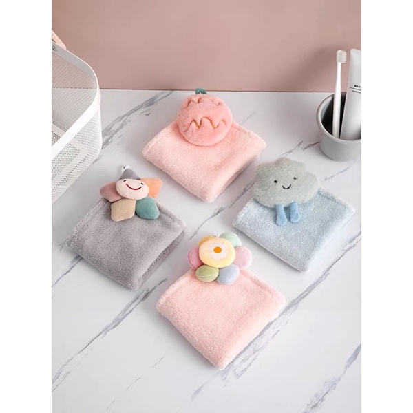 PREMIUM LAP TANGAN GANTUNG KARAKTER SUNFLOWER LUCU / HAND DRYING TOWEL / PENGERING TANGAN / LAP WASTAFEL / HAND TOWEL CINNAMOROLL / LAP HANDUK DAYA SERAP TINGGI DAN LEMBUT / KAIN LAP PIRING LAP DAPUR