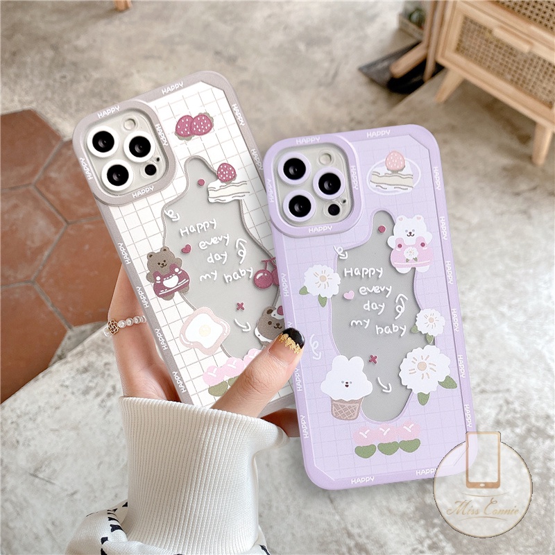 Soft Case Transparan Motif Kartun Kue Beruang Untuk infinix Smart 6 Hot 11 Play Smart 5 Hot 10 Play 11 11 11S 10 lite