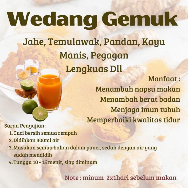 

Wedang Gemuk