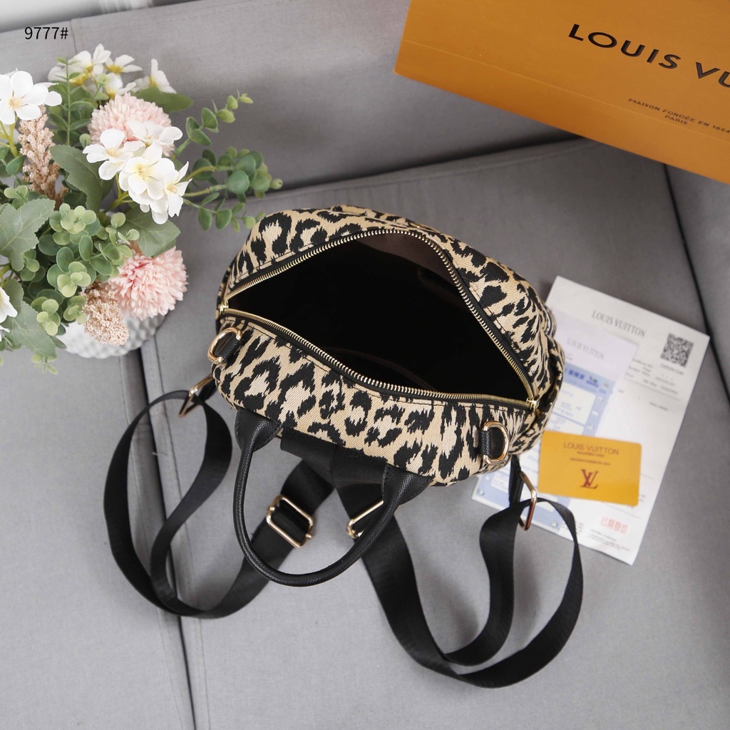 Leopard Backpack Shoulder Bag 3in1 #9777