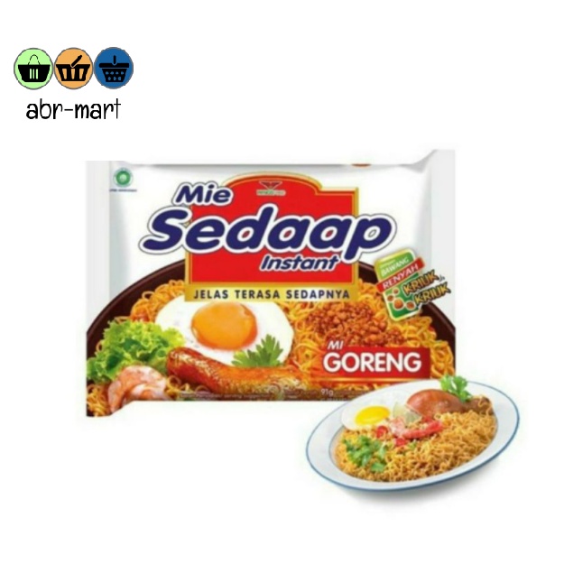 

5 PCS MIE SEDAAP GORENG 91 GR