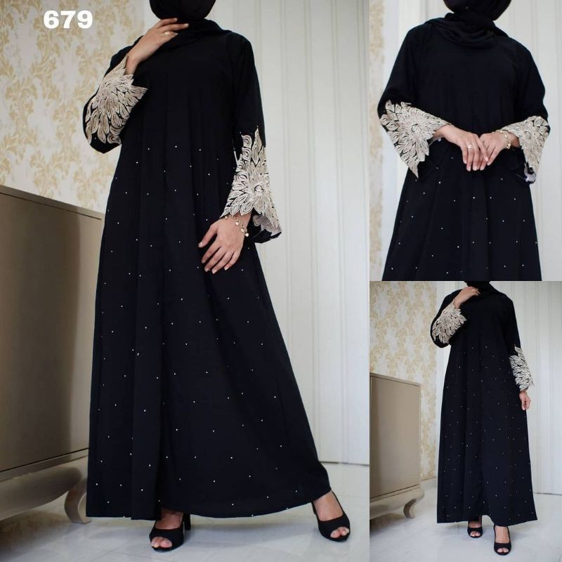 abaya arab simpel|abaya hitam maxi dress|abaya simpel anggun|abaya arab 679