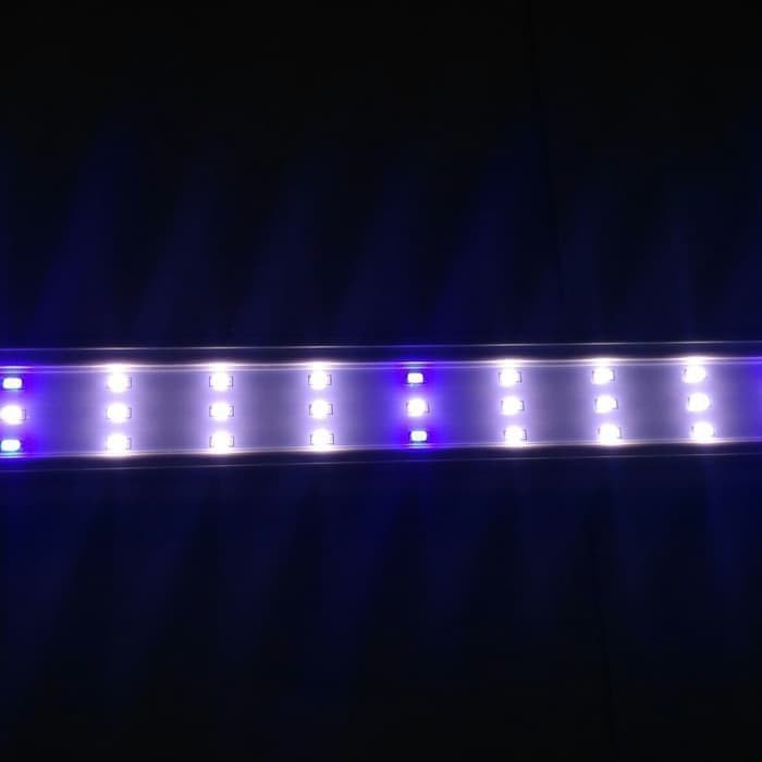 Lampu LED Aquarium 45cm - 60cm YANG HW 45 Aquascape 3 warna putih biru