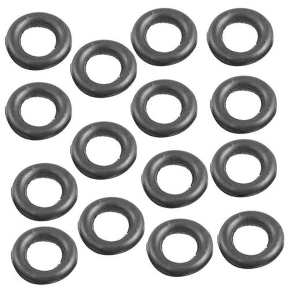 TOP 100pcs /Set O-Rings Cacing Wacky Rig Ledeng Gigitan Ikan Karet Hitam