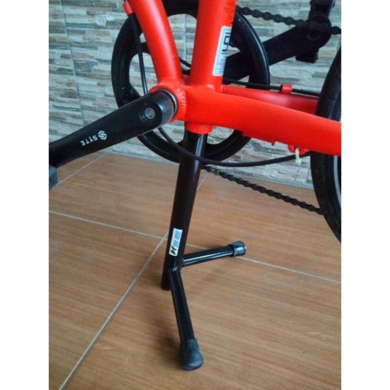 stand sepeda lipat TRF - Paddock sepeda lipat - Standar jagang tengah seli folmack