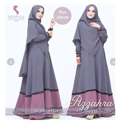 baju Gamis Azzahra Syari Wanita Muslim Muslim