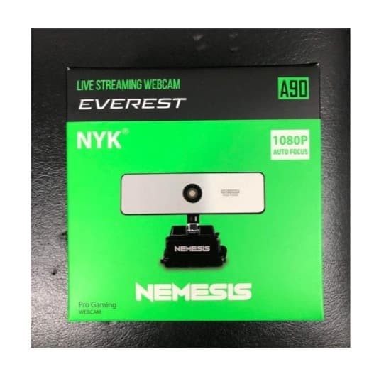 NYK A90 WEBCAM EVEREST 1080P AUTO FOCUS PC CAMERA COMPUTER LAPTOP 1080P NYK ORIGINAL