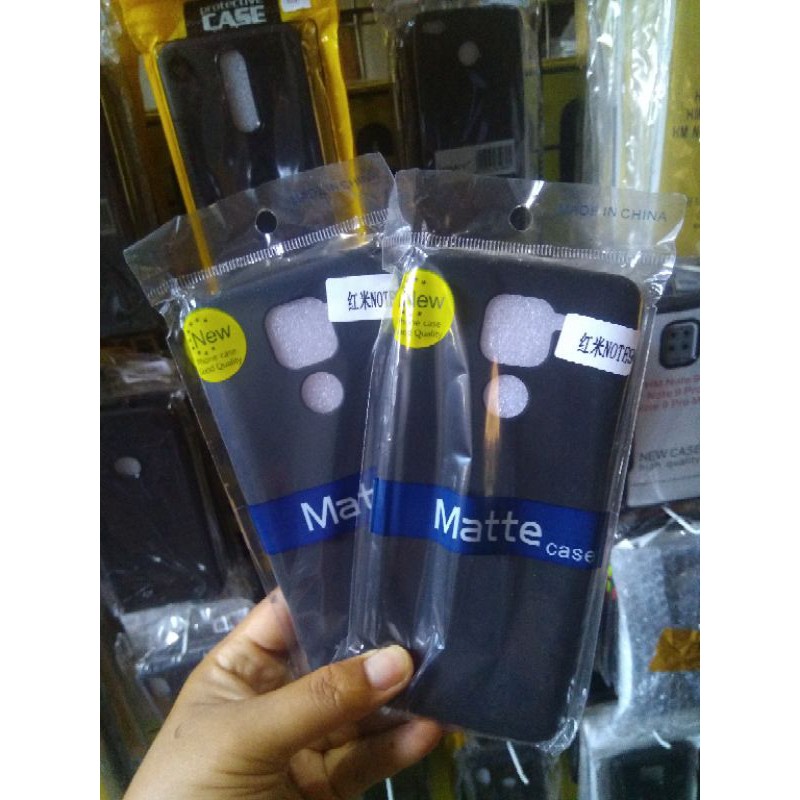 SOFT CASE REDMI NOTE 9 BIASA MATTE REDMI NOTE 9 BIASA BLACK MATTE REDMI NOTE 9 BIASA CASE HITAM