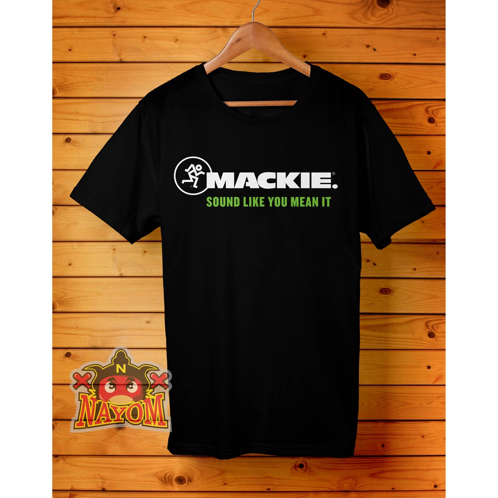 Kaos Mackie Audio Sound System Hobi Music Audio Keren Shopee Indonesia