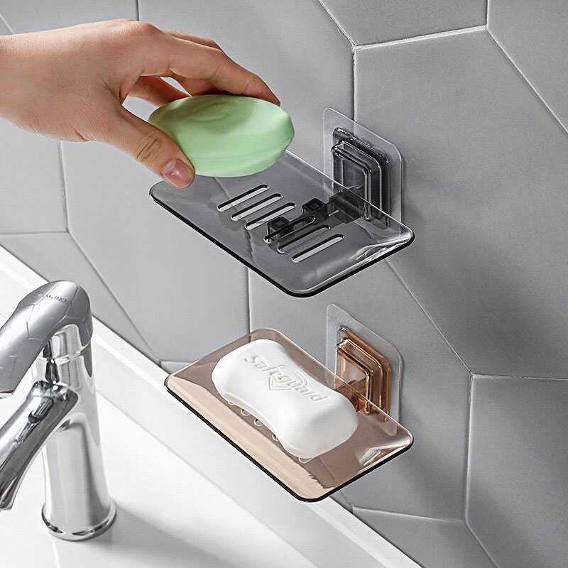 TD - PR1 MeyJig Rak Tempat Sabun Kamar Mandi Serbaguna Soap Drain Holder Q-J742