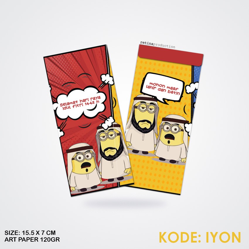 

Amplop Lebaran Idul Fitri 2021 Art Paper 120gr