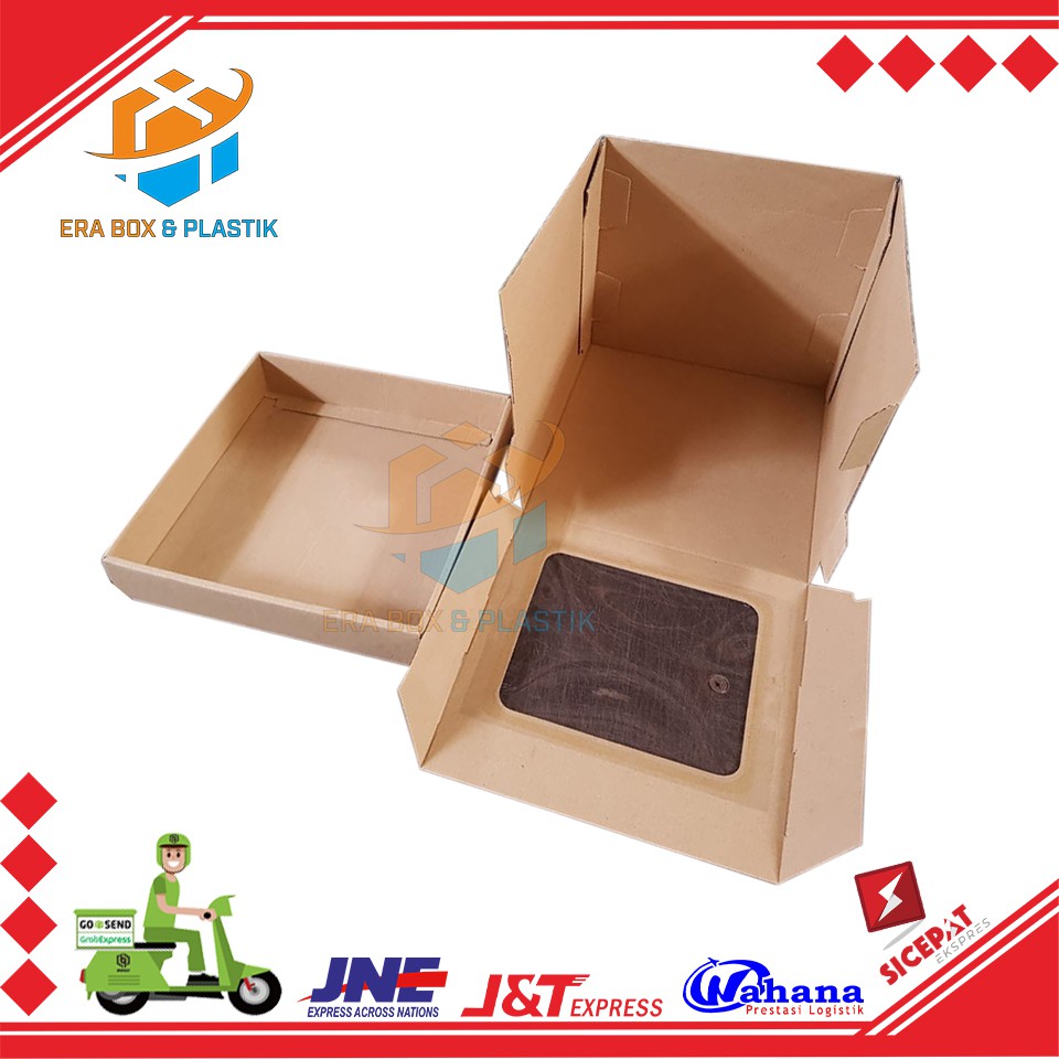 Dus Kue Tinggi 25x25x25 cm | 1 Pack Isi 50 Pcs | Dus Kue Tart | Khusus Kurir Instant