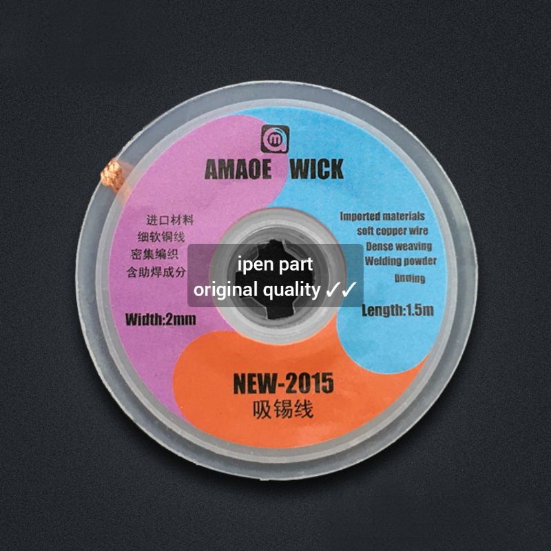 New Amaoe Solder Wick 2015 2MM Original Gootwick Pembersih Solder