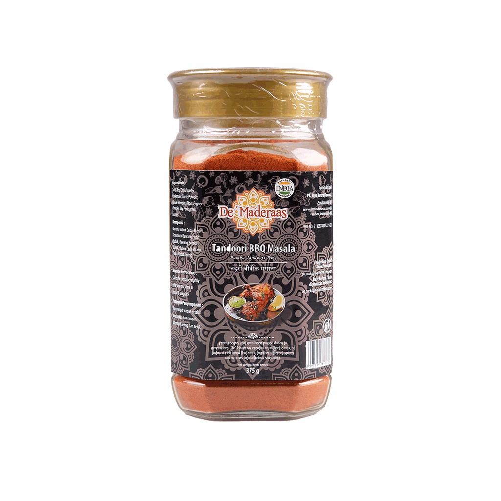 

De Maderaas BBQ Tandoori Masala 375GR