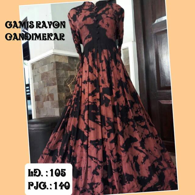 Gamis twill candi mekar