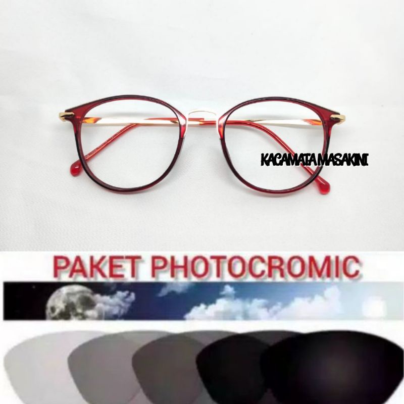 KACAMATA BULAT KACAMATA MINUS KACAMATA WANITA 1052