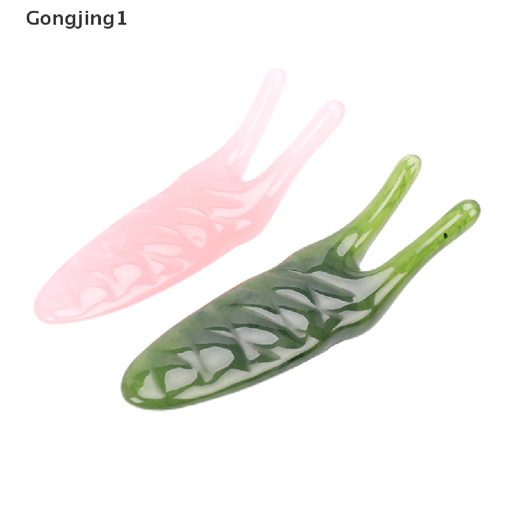 Gongjing1 Alat Pijat GuaSha Bahan Resin Alami Untuk Wajah / Hidung