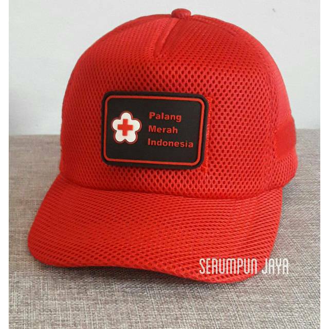 TOPI PMI - TOPI PMI JARING DOUBLE MESH VELCRO