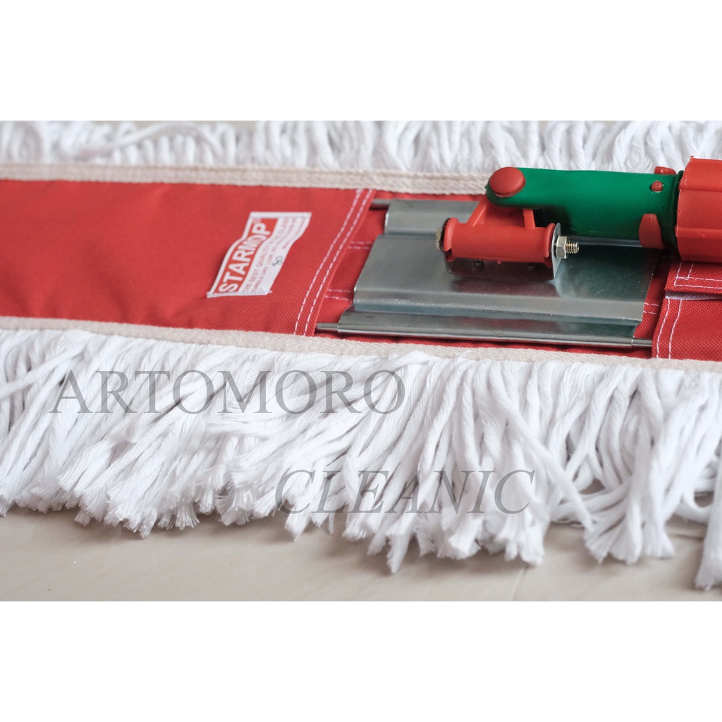 Refill Lobby Pel Lantai Benang Katun Mop Uk. 80 Pembersih Rumah Lantai Keramik Bersih Cepat Kering S