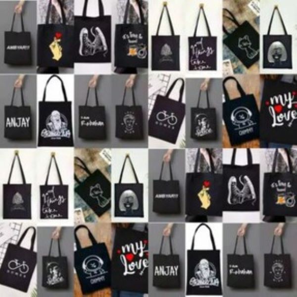 Fashion Fair - D1514 ToteBag PEREKAT tote bag custom tas tote wanita kpop murah custom motif