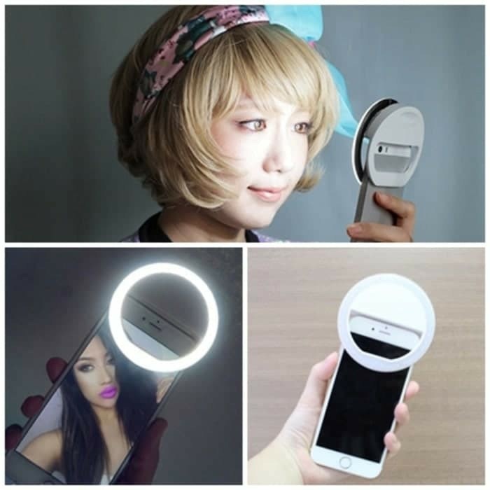 Ring Light Selfie LED / Lampu selfie Bulat untuk kamera camera hp