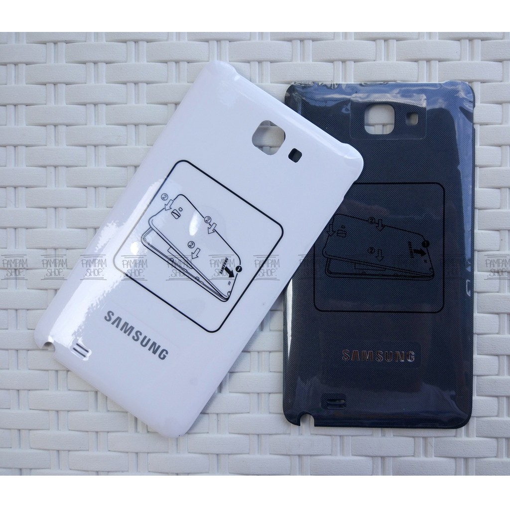 Tutup Belakang Baterai Casing Backdoor Back Door Cover Samsung Galaxy Note 1 N7000 I9220 Original