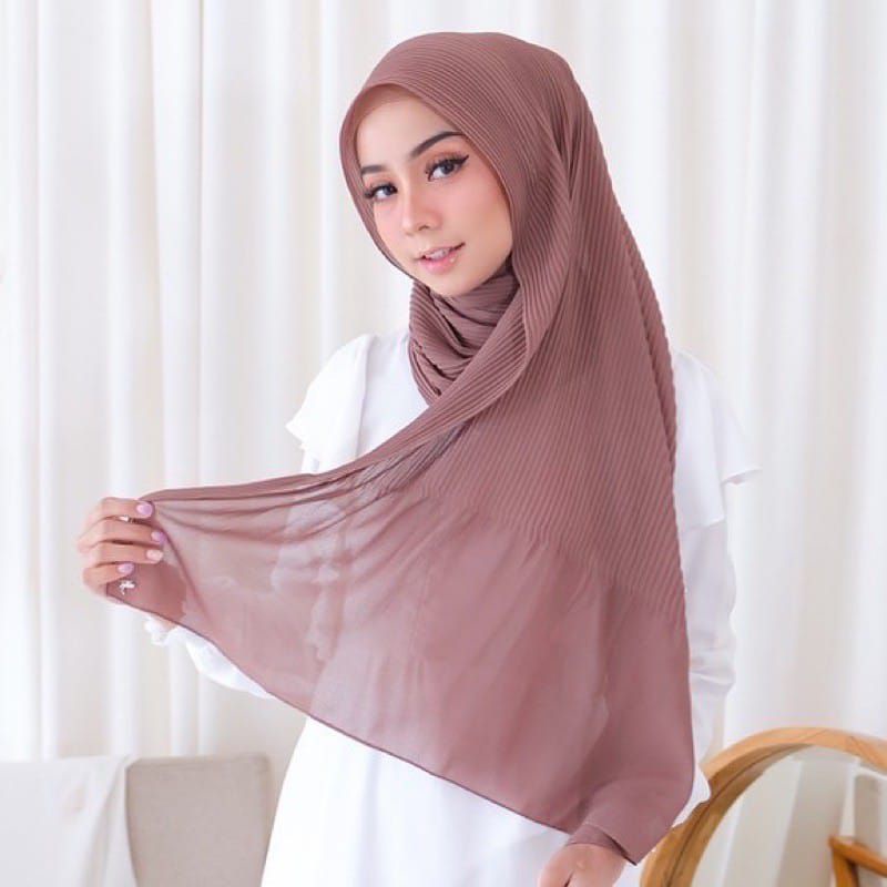 [Fashion Muslim] PASHMINA PLISKET DIAMOND adem | murah | kekinian