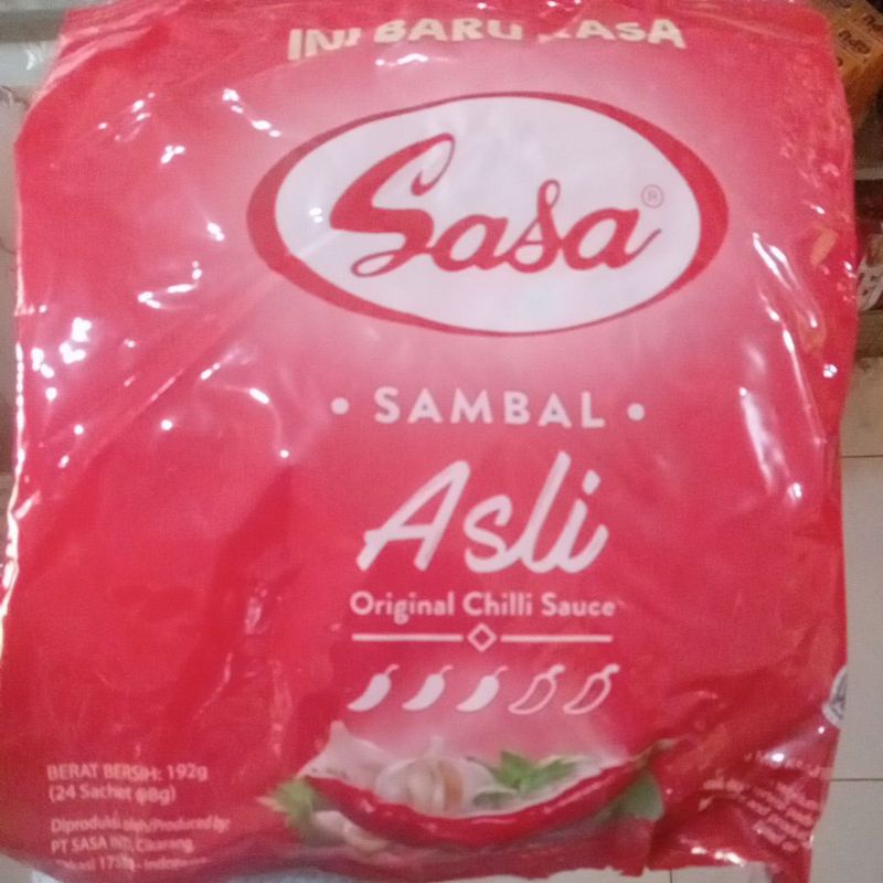 

Sasa Sambal Asli 8 gram