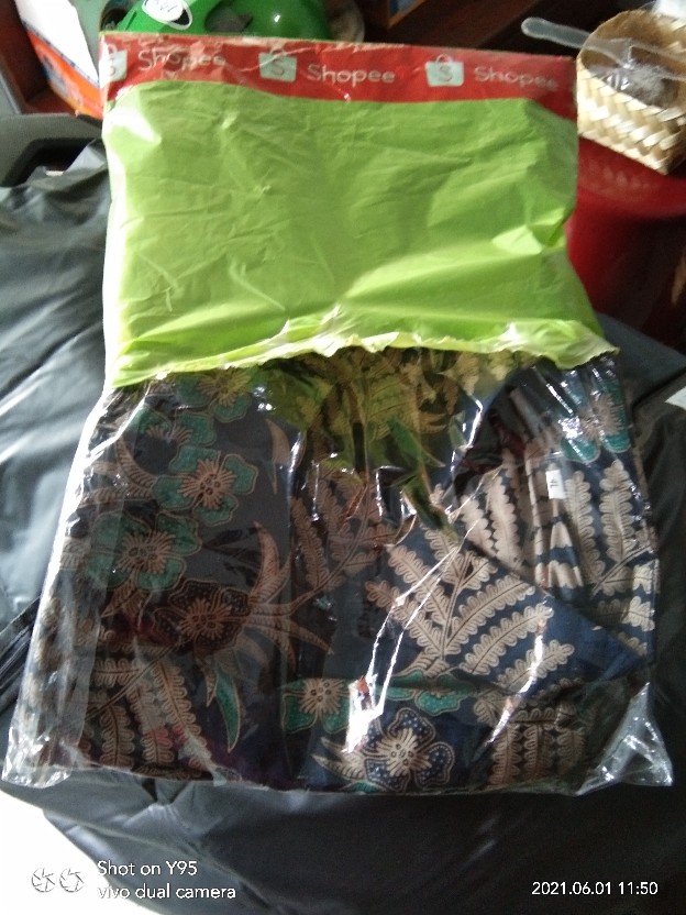 Kemeja Pria Batik Big Size 4l-5l Lengan Pendek Atasan Baju Hem Batik Jumbo Ukuran Besar Atr