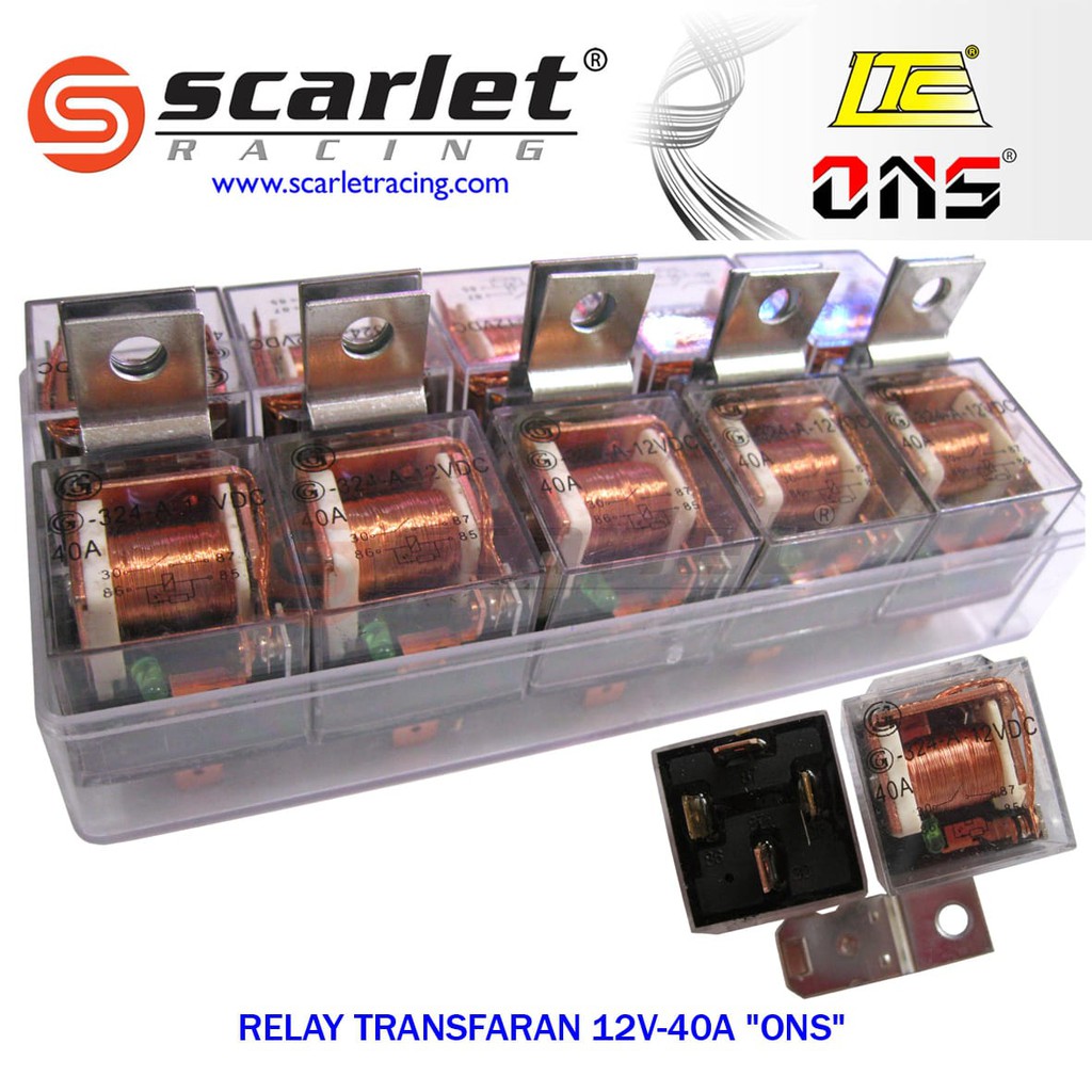 RELAY KLAKSON UNTUK SEMUA JENIS MOTOR 12VOLT- 40A