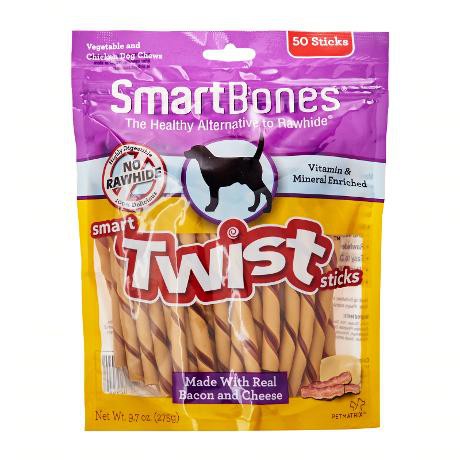 

SMARTBONES Dog Snack Premium Twist Stick 50pcs